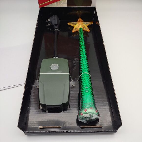 Magic Light Wand Christmas Remote Control & Receiver W/Light and Sound Green - Picture 3 of 11